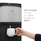 Commercial Cool Freestanding Top Loading Water Cooler with Hot and Cold Temperature Options in Black/Silver CCDC02 - alternate 2